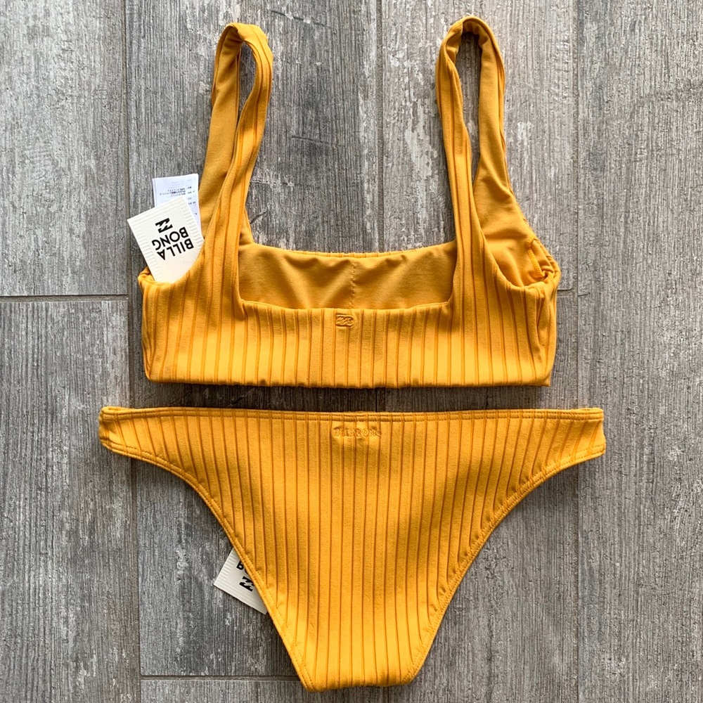🔥🔥BILLABONG - RIBBED SQUARE NECK BIKINI SET🔥🔥 - Picture 7 of 8